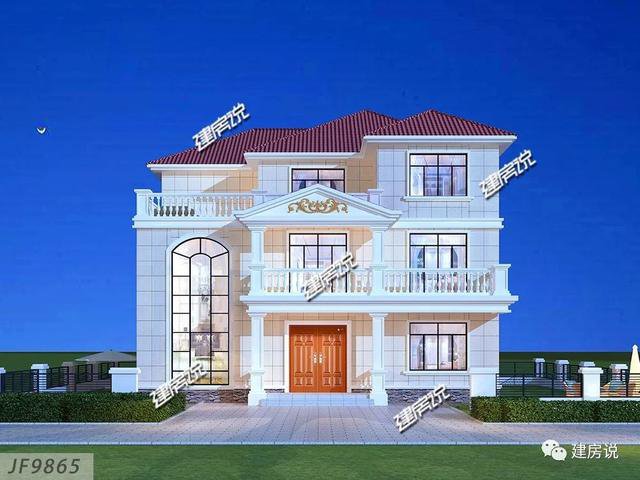 豪華歐式別墅三層民宅設(shè)計(jì)戶型圖，酒窖/ktv/電梯都有