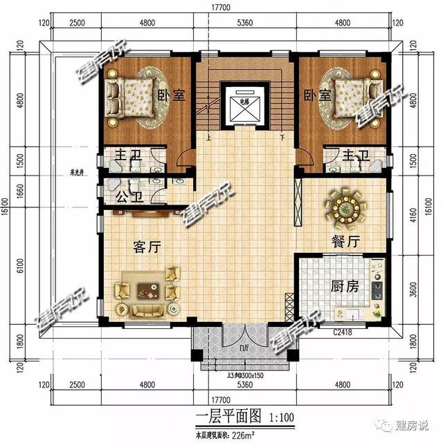 豪華歐式別墅三層民宅設(shè)計(jì)戶型圖，酒窖/ktv/電梯都有