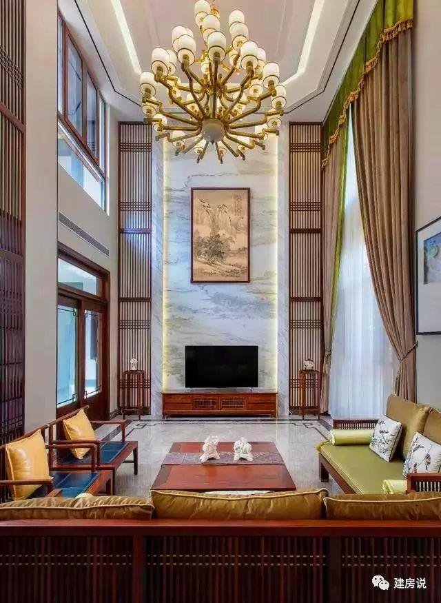 開(kāi)間16.5米進(jìn)深14米二層新中式別墅圖，回村建一棟高大上別墅