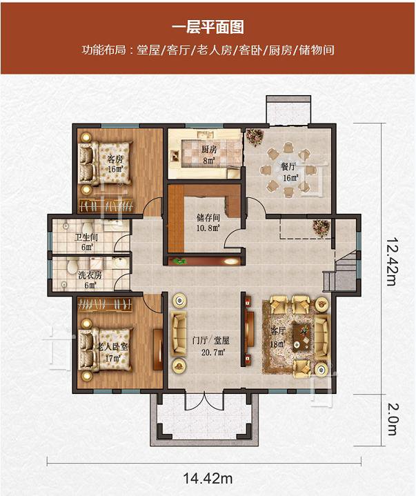歐羅巴風(fēng)格二層別墅設(shè)計(jì)戶型方案圖，看完才知道為什么都去農(nóng)村自建房