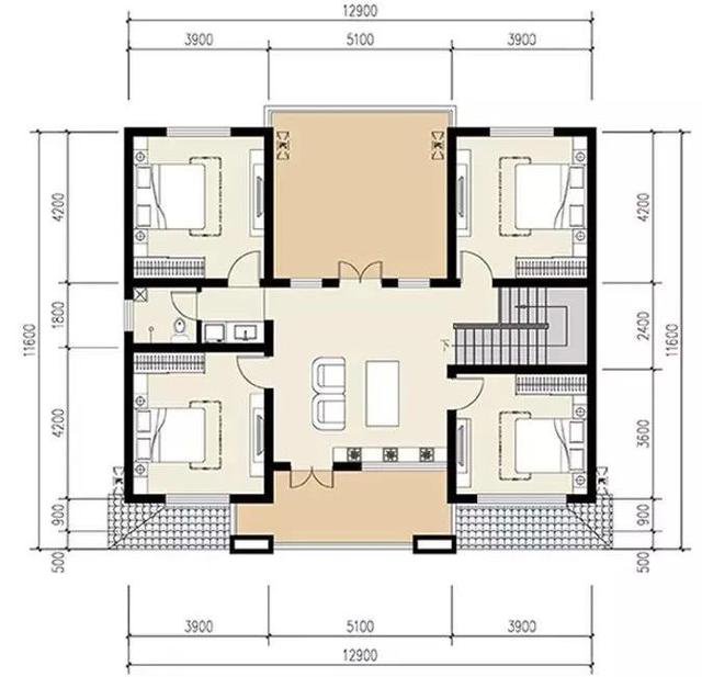 4款風(fēng)格不同的農(nóng)村民宅戶型圖，你更喜歡什么風(fēng)格？