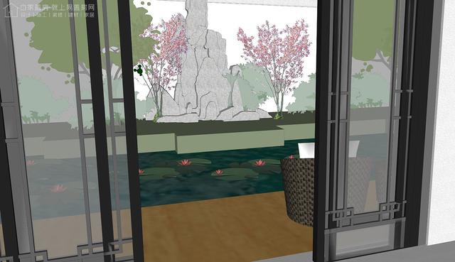 帶中式小院的農(nóng)村住宅戶型圖，住進(jìn)去肯定很愜意