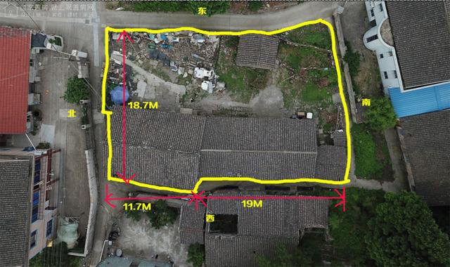 帶中式小院的農(nóng)村住宅戶型圖，住進(jìn)去肯定很愜意