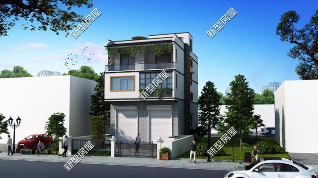 新農(nóng)村臨街自建房戶型，帶商鋪的別墅設(shè)計(jì)更實(shí)用