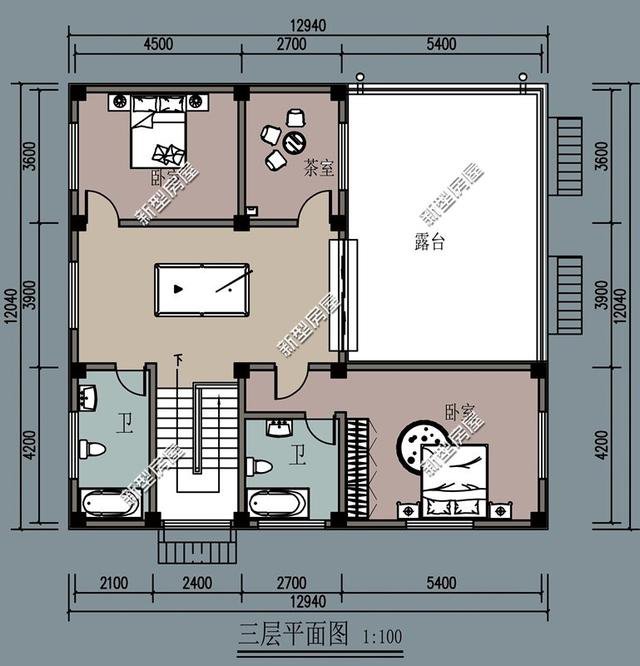 新農(nóng)村臨街自建房戶型，帶商鋪的別墅設(shè)計(jì)更實(shí)用