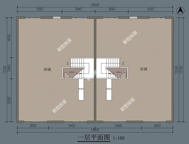 新農(nóng)村臨街自建房戶型，帶商鋪的別墅設(shè)計(jì)更實(shí)用