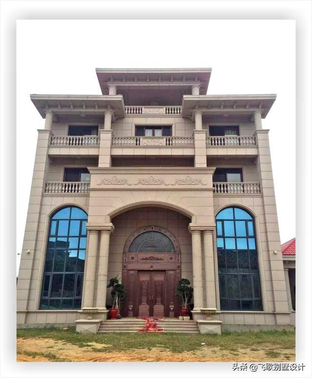 幾十款純歐式別墅完工實(shí)景圖照片，每一款都豪華高端