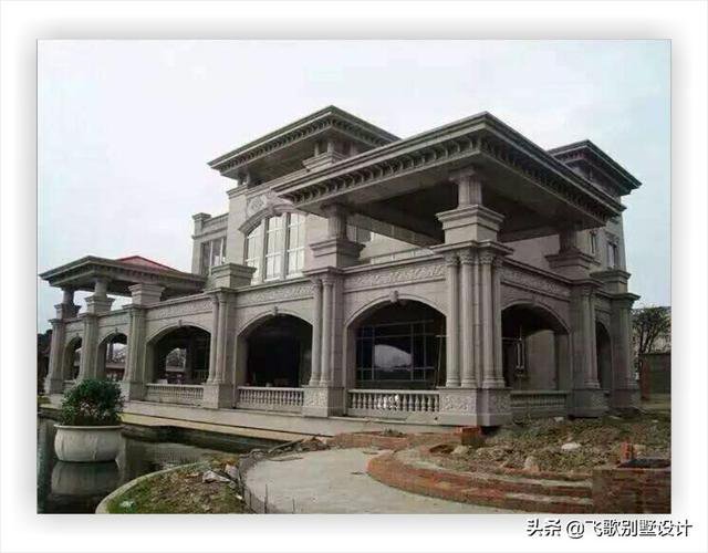 幾十款純歐式別墅完工實(shí)景圖照片，每一款都豪華高端