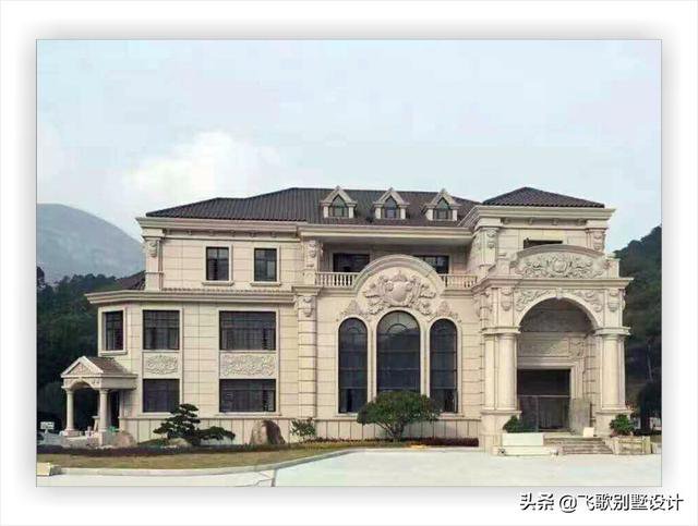 幾十款純歐式別墅完工實(shí)景圖照片，每一款都豪華高端