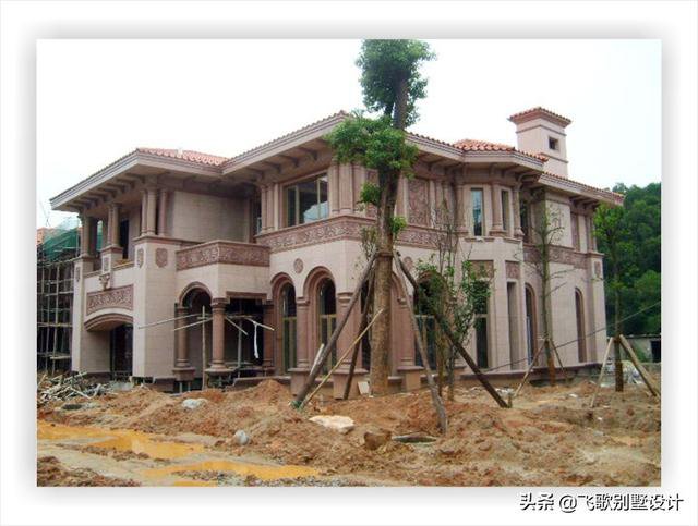 幾十款純歐式別墅完工實(shí)景圖照片，每一款都豪華高端