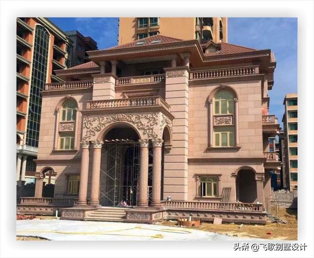 幾十款純歐式別墅完工實(shí)景圖照片，每一款都豪華高端