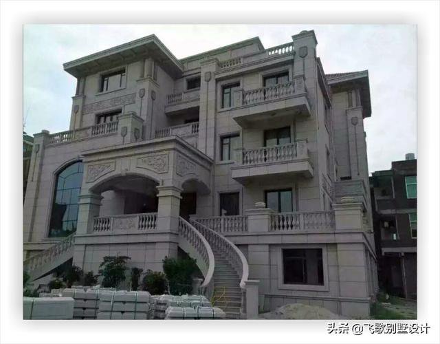 幾十款純歐式別墅完工實(shí)景圖照片，每一款都豪華高端