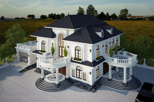 城堡類型的住房圖片，隨便建一棟就是全村最豪別墅