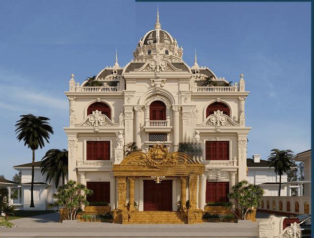 城堡類型的住房圖片，隨便建一棟就是全村最豪別墅