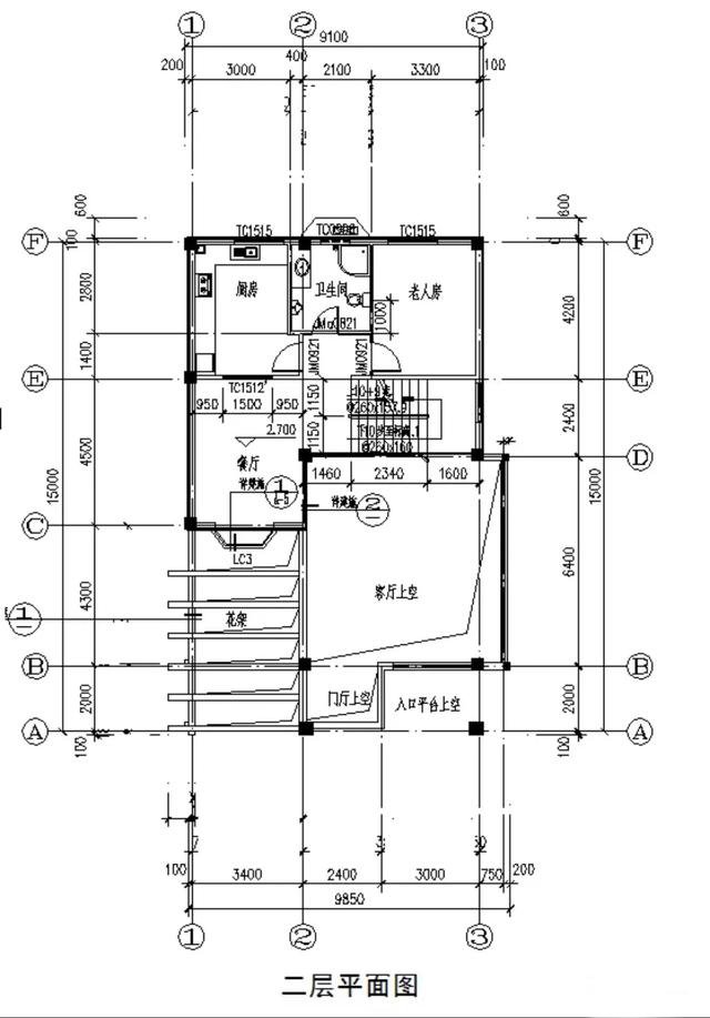5個造價低的農(nóng)村住宅戶型圖，占地百平左右