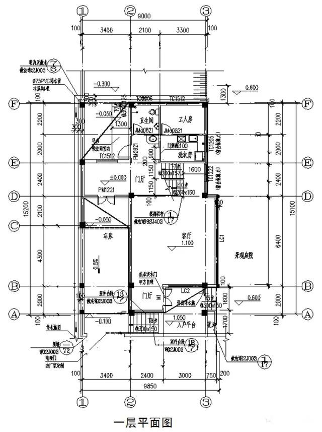 5個造價低的農(nóng)村住宅戶型圖，占地百平左右