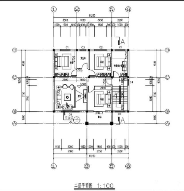 5個造價低的農(nóng)村住宅戶型圖，占地百平左右