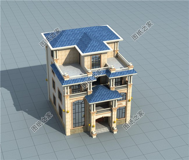 四層復式別墅設(shè)計圖片大全，歐式風格