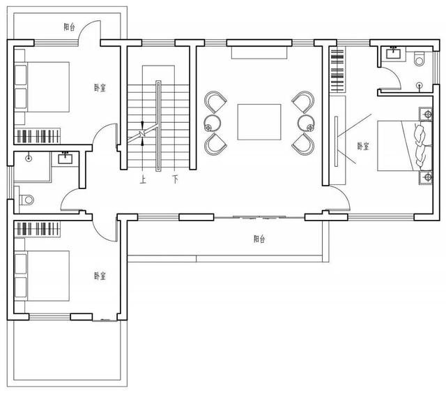 4套帶小院子的農(nóng)村住宅戶型圖，2款傳統(tǒng)，2款時尚