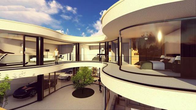 4套帶小院子的農(nóng)村住宅戶型圖，2款傳統(tǒng)，2款時尚