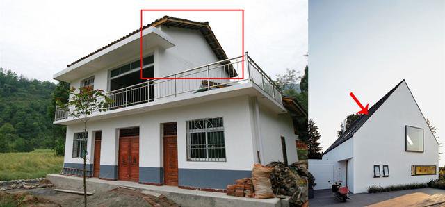 國外屋頂下沉式的農(nóng)村自建房，超薄，好看時尚