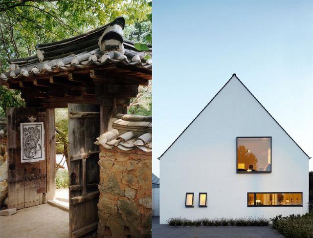 國外屋頂下沉式的農(nóng)村自建房，超薄，好看時尚