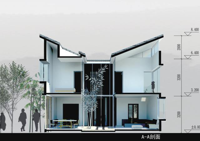 浙江地區(qū)科學(xué)實(shí)用的農(nóng)村自建房戶型設(shè)計(jì)，帶小院子