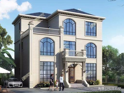 3款120平的簡歐農村房子戶型方案圖，50萬預算足矣