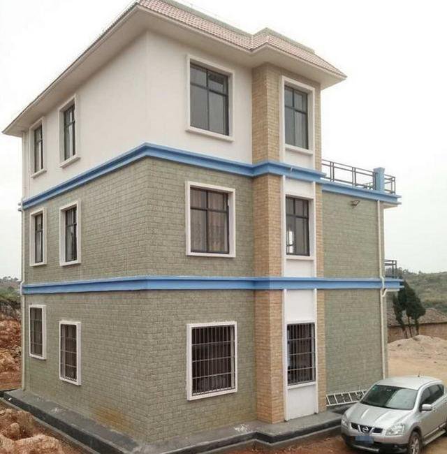 農(nóng)村三層平屋頂樓房建造實(shí)拍，完工圖真漂亮，總共花了59萬