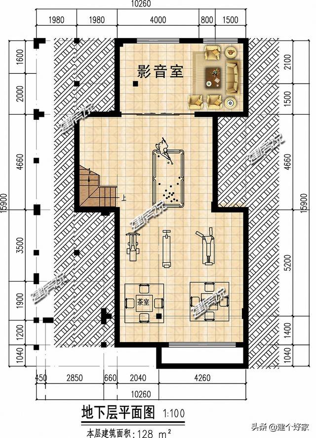 現(xiàn)代平屋頂設(shè)計三層樓房子戶型圖，預(yù)算36萬