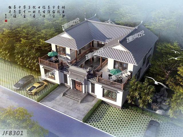 30款中式四合院效果圖外觀圖片大全，可私人定制圖紙