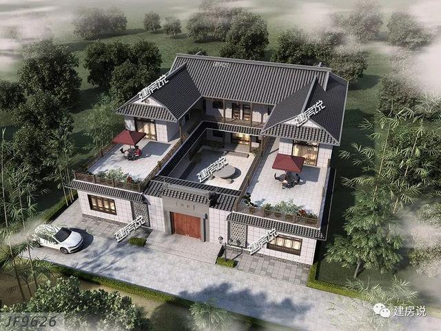 30款中式四合院效果圖外觀圖片大全，可私人定制圖紙