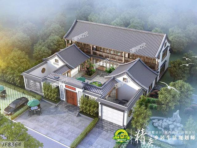 30款中式四合院效果圖外觀圖片大全，可私人定制圖紙