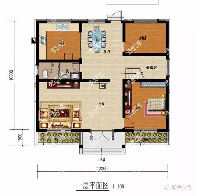 2款實用的鄉(xiāng)墅自建房住宅戶型圖，第一款選擇的比較多