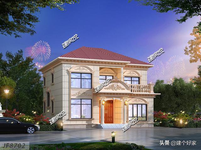 5款超美鄉(xiāng)墅外觀效果圖片，附帶平面戶型圖