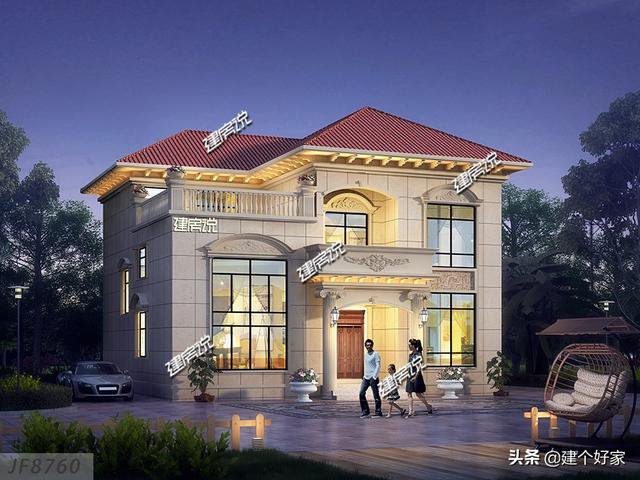5款超美鄉(xiāng)墅外觀效果圖片，附帶平面戶型圖