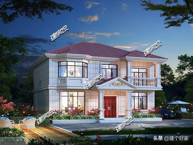 5款超美鄉(xiāng)墅外觀效果圖片，附帶平面戶型圖