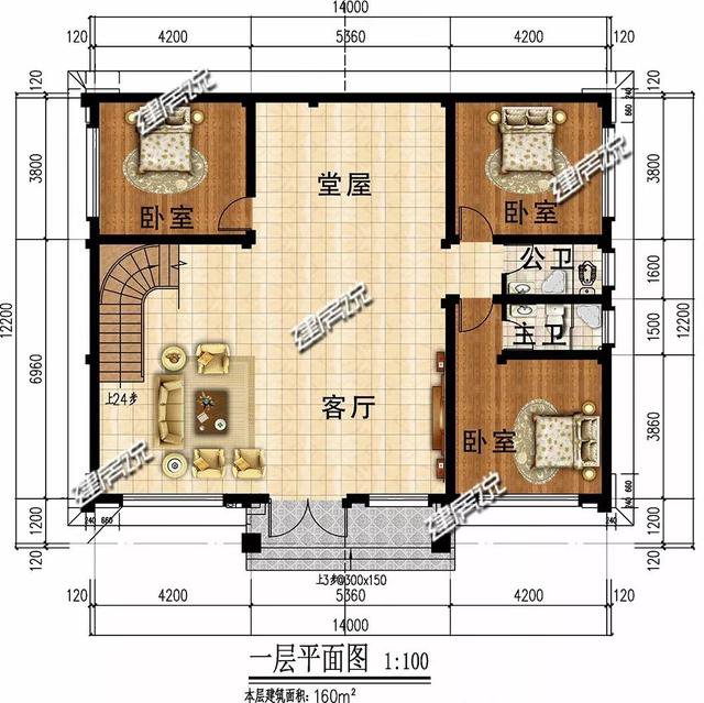 35萬新中式別墅戶型圖，農(nóng)村自己按圖選這套顏值高