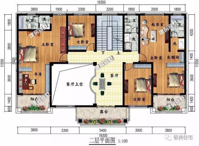 幾款新中式風格的農(nóng)村住宅戶型圖，喜歡第一款的比較多