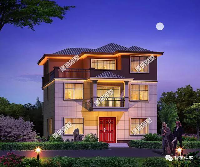 幾款新中式風格的農(nóng)村住宅戶型圖，喜歡第一款的比較多