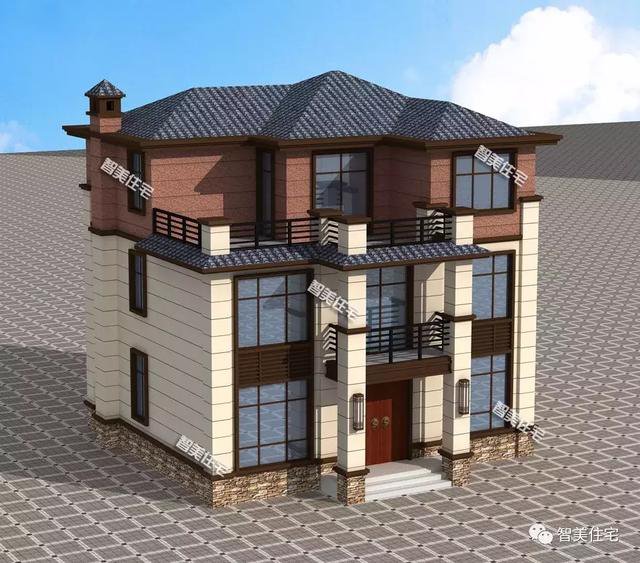 幾款新中式風格的農(nóng)村住宅戶型圖，喜歡第一款的比較多