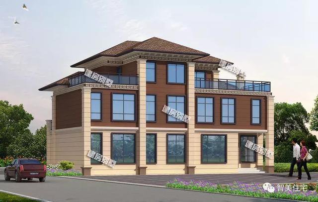 幾款新中式風格的農(nóng)村住宅戶型圖，喜歡第一款的比較多