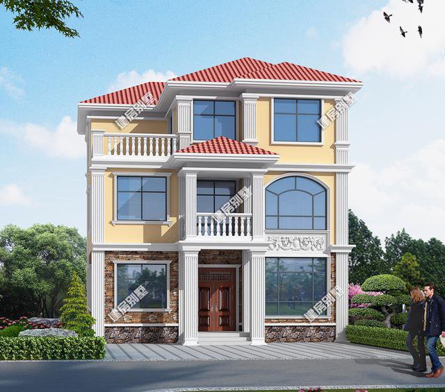 2棟簡(jiǎn)易三層洋樓戶型圖，施工比較容易