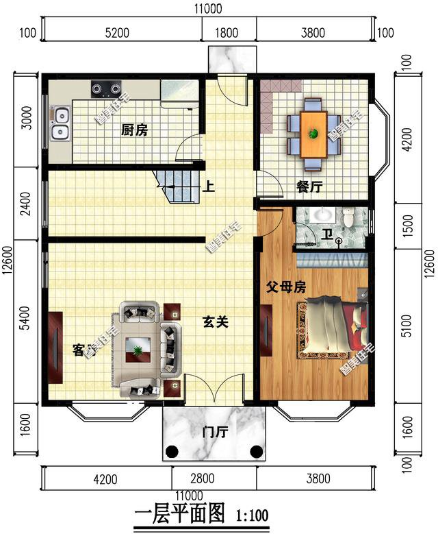 2棟簡(jiǎn)易三層洋樓戶型圖，施工比較容易