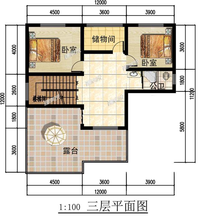精選3款鄉(xiāng)村3層的歐式民宿戶型圖，設(shè)計(jì)的很實(shí)用
