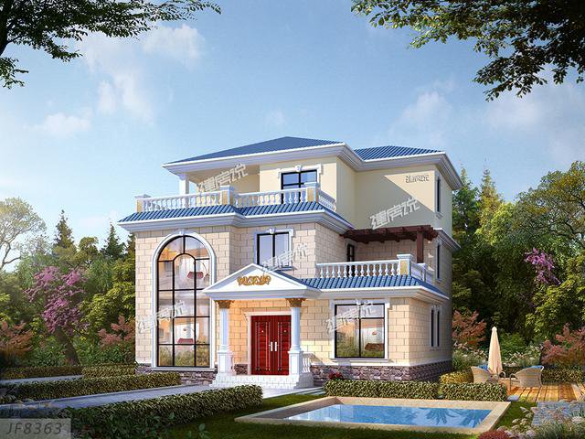 精選3款鄉(xiāng)村3層的歐式民宿戶型圖，設(shè)計(jì)的很實(shí)用