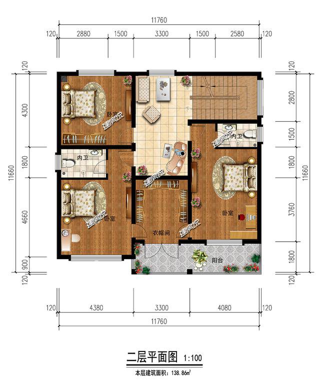 精選3款鄉(xiāng)村3層的歐式民宿戶型圖，設(shè)計(jì)的很實(shí)用
