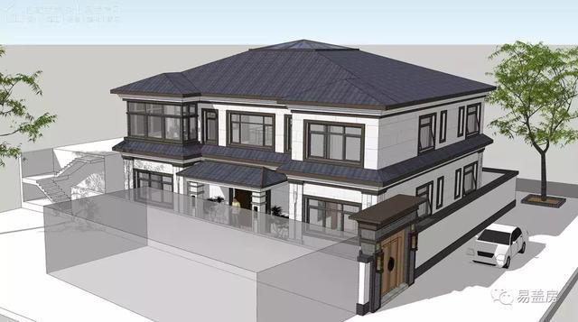 農(nóng)村自建二層養(yǎng)老住宅戶型圖，比買房便宜多了