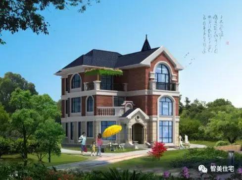 9款很美的別墅外觀圖片，第8款實(shí)景圖更好看