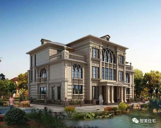 9款很美的別墅外觀圖片，第8款實(shí)景圖更好看